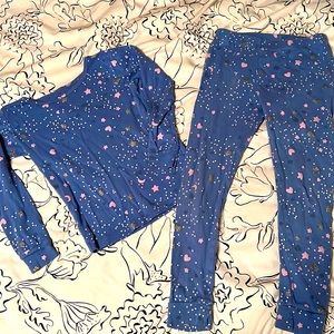 Carters girls size 7/7A pj set